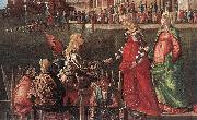 Vittore Carpaccio Meeting of the Betrothed Couple (detail) Sweden oil painting artist